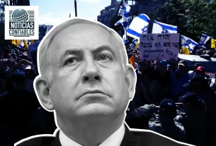 Miles de manifestantes israelíes se concentraron frente a la oficina del primer ministro Benjamin Netanyahu para exigir la liberación de los rehenes capturados por Hamas y el fin de la guerra en Gaza.