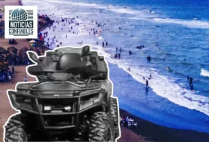 Una menor de 14 años, que conducía una cuatrimoto a gran velocidad, atropelló y causó la muerte de una mujer de 32 años. La tragedia ocurrió en la playa de Chachalacas, Veracruz.