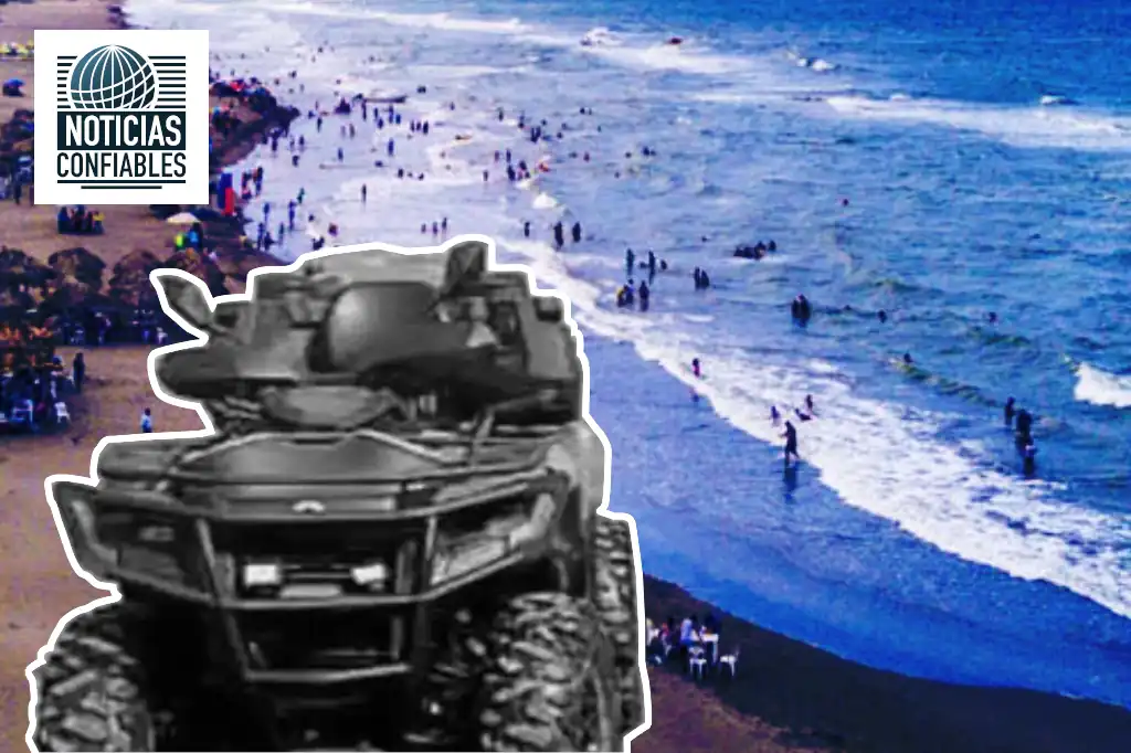 Una menor de 14 años, que conducía una cuatrimoto a gran velocidad, atropelló y causó la muerte de una mujer de 32 años. La tragedia ocurrió en la playa de Chachalacas, Veracruz.